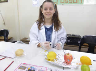 Girl in Lab